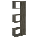 Weathered Grey 5-Shelf Bookcase B062P153764
