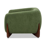 Alpine 44" Sherpa Arm Chair, Moss Green Fleeced Teddy B2719P280161