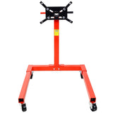 ZUN Engine Stand, 1500 LBS Motor Stand with 4 Wheels, 360 Degree Rotating Head & 4 Adjustable Arms,Metal W46565413