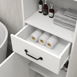 Floor Standing Cabinet with 1 Door and 1 Drawer - White 31354040