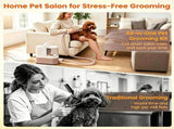 9 in 1 Pet Grooming Vacuum Kit with Hair Dryer, 600W 17kPa Suction 3 Adjustable Suction Modes 13757836