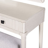 Modern Vanity Desk with Mirror, Adult Makeup Table Set with Stool, Home Office Desk, 2 Large N844P262898A