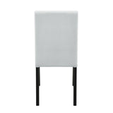 Sarang Black Dining Table and Silver Dining Chairs B201P359580