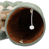 Cat's Telescopic Tunnel Cushioned Bed Pet Nest Teasing Balls Zipper Connection Feline Supplies, W2181P156712
