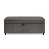 Modern Large Comfort Sofa Ottoman with Storage, Modular Sectional Storage Ottoman With Wheels For W2186P178509