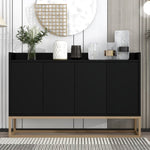 ZUN TREXM Modern Sideboard Elegant Buffet Cabinet with Large Storage Space for Dining Room, Entryway WF298903AAB