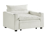 Sleeper Sofa Chair Bed, Convertible Sofa Chair 3-in-1, Adjustable Sleeper Chair Pullout Sofa Bed W1117P265773