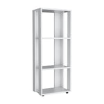 ZUN Eco 39" Tall Four-Tier Bookcase, Living Room, Storage Cabinet, Shelves White B070P254756