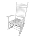 BALCONY PORCH ADULT ROCKING CHAIR - WHITE W49540379