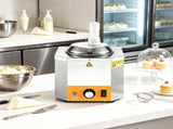 2.4L Electric Cheese Dispenser with Pump, Commercial Fudge Warmer, Plastic Pump Dispenser for 33033361