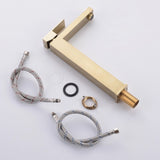 Gold Bathroom Faucet, Brushed Gold Faucet for Bathroom Sink, Gold Hole Bathroom Faucet Modern W1932P156230