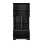 ZUN Tall and Wide Bathroom Floor Storage Cabinet, Bathroom Storage Unit, Freestanding Cabinet with 4 18725870