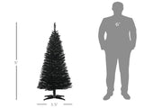 5' Artificial Pencil Christmas Tree, Slim Xmas Tree with 294 Realistic Branch Tips and Plastic 68482214