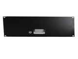 19" 4U Steel Plate DJ Drawer Equipment Cabinet with Keys Black 95397522