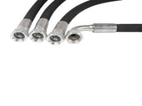 8x Front Loader Hydraulic Hoses Set Replacement for Kubota LA350a LA401 Replace 75535-66620 04653669