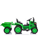 ZUN 12V Kids Ride On Electric Tractor Black Knight,Kids Ride On Toy.2WD,Non-skid tires, steering wheel, 81177813