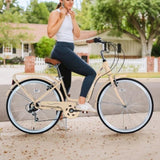 Ladys Bike, 7 Speed, Steel Frame, Multiple Colors W101963875