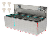 42" Aluminum Under Body Toolbox 5 Bar Tread Silver 29387373