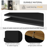 ON-TREND Stylish Design Hall Tree with Flip-Up Bench, Minimalist Hallway Shoe Cabinet with WF304223AAB