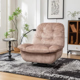 Natural brown recliner, reclining lazy mobile phone holder, large and comfortable reading W1170P183282