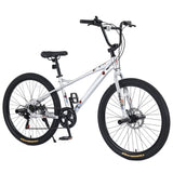Freestyle Kids Bike Double Disc Brakes 26 Inch Children's Bicycle for Boys Girls Age 12 Years W1019124187
