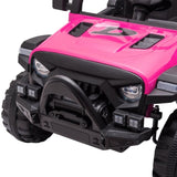 ZUN 12V Electric Motorized Off-Road Vehicle, 2.4G Remote Control Kids Ride On Car, Head/Rear Lights, W2181137458