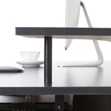 ZUN Computer Desk with Drawers Black 98609291