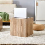 ZUN Elevate your living space with this modern MDF coffee table that showcases smooth, light wood color W1151P173266