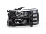 Headlights For 2007-2013 Chevy Silverado 1500 2500HD 3500HD Clear Projector 93903062