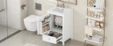 20" Bathroom Vanity with Sink, Bathroom Cabinet with Soft Closing Door, Storage Rack and A Drawer, N725P185452K