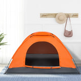 ZUN 1-Person Waterproof Camping Dome Tent Automatic Pop Up Quick Shelter Outdoor Hiking Orange 98933738