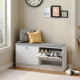 ZUN Shoe Storage Bench Entryway Bench with Storage, Shoe Bench Shoe Cabinet Storage for Entryway, Shoe W808P212702