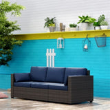 Rattan Three-Seat Sofa 57278559