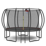 YC 12FT trampoline Pumpkin- Black Red W550P281584