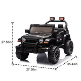 ZUN 12V Kids Ride On Electric Car W/Parents Control,Dual drive, Four-wheel Suspension,With W1578P187585