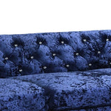 Anina Blue Velvet Loveseat B201P299738