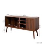 ZUN TV Stand Use in Living Room Furniture with 1 storage and 3 shelves Cabinet W331P247814