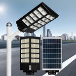 ZUN Solar Street Lights Outdoor,800pcs Super Bright LED Beads Commercial Parking Lot Light, Dusk to Dawn W1592P189956