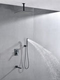 Shower system combo with hand shower, 16 inch shower head and tub spout W2287141166