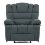 ZUN Massage Recliner Chair Sofa with Heating Vibration W1403P152415