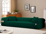 Spring Sofa with High-Quality Fabric, Pillows & Storage - Pocketed Springs, High-Density Foam, for B347P409916