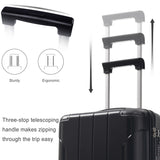 20-Inch Hardshell Carry-On Luggage, Lightweight Durable ABS Suitcase with Spinner Wheels, Built-in 79243023
