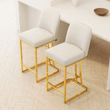 Dining Bar Chairs Set of 2 Modern style bar chairs with simple design, Creative Design comfortable W1727P240719