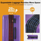 2 Piece Luggage Set with Bags Expanable Spinner Wheels ABS Lightweight Suitcase with TSA Lock N732P198744I