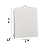 Outdoor Folding Camping Table with Storage Compartment, 4ft Portable Pinic Table with 3 Adjustable 49975057