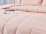 3 Piece Pre Washed Down Alternative Comforter Set with 2 Shams 96155873