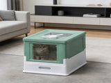 Stainless Steel Enclosed Litter Box for Cats 94651625
