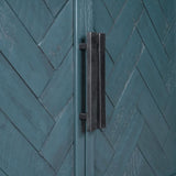 U_STYLE 40'' Modern Cabinets with Unique Design Doors with 1 Adjustable Shelves,Suitable for WF313558AAV