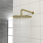 ZUN 10" Rain Shower Head Systems, Dual Shower Heads, Gold,Wall Mounted shower W1243136670