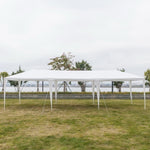 ZUN 3*9m Non-Cloth PE Cloth Plastic Sprayed Iron Pipe Outdoor Party Tent White 15998186